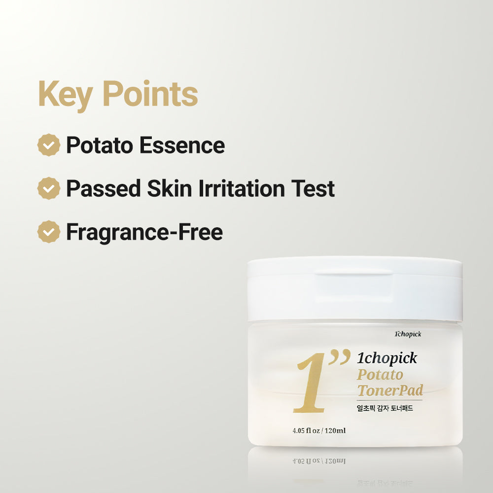 [1CHOPICK] Potato Toner Pad 120ml 60pads