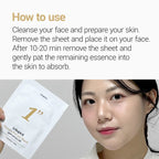 1CHOPICK Potato Facial Mask 5 sheets I Intensywnie Nawilżająca Maseczka w Płachcie (5szt)