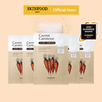 Skinfood Carrot Carotene Mask Box (27ml x 10szt) I Maska kojąca – redukcja zaczerwienień i ukojenie skóry