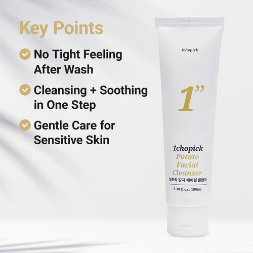 1CHOPICK Potato Cleansing Form 100ml I Odświeżająca Pianka Oczyszczająca