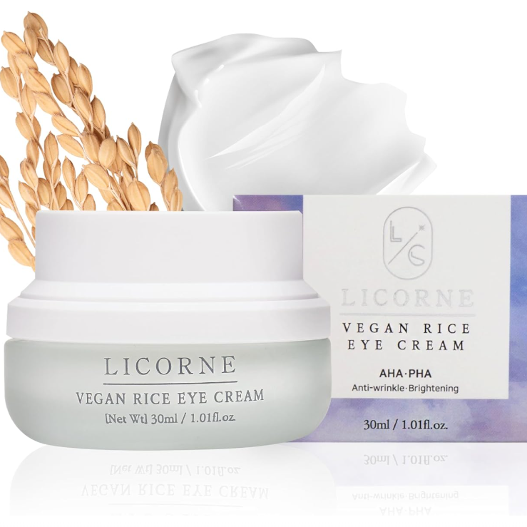 LICORNE Vegan Rice Eye Cream 30ml I AHA PHA