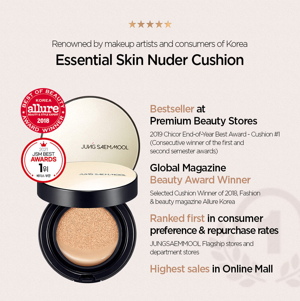 JSM Essential Skin Nuder Cushion (No.17 Fair-Light) +uzupełnienie