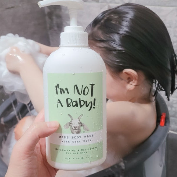 I'M NOT A BABY! Kids Body Wash with Goat Milk 500ml I Goat milk Extract