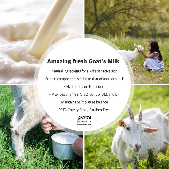 [I'M NOT A BABY!] Kids Facial Cleanser with Goat Milk 150ml I Goat