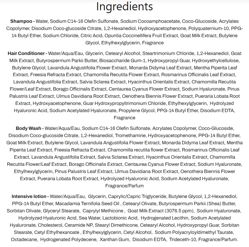 I’m NOT A Baby Trial Kit – zestaw podróżny pielęgnacji dla dzieci z kozim mlekiem 4x40ml + GRATIS kosmetyczka