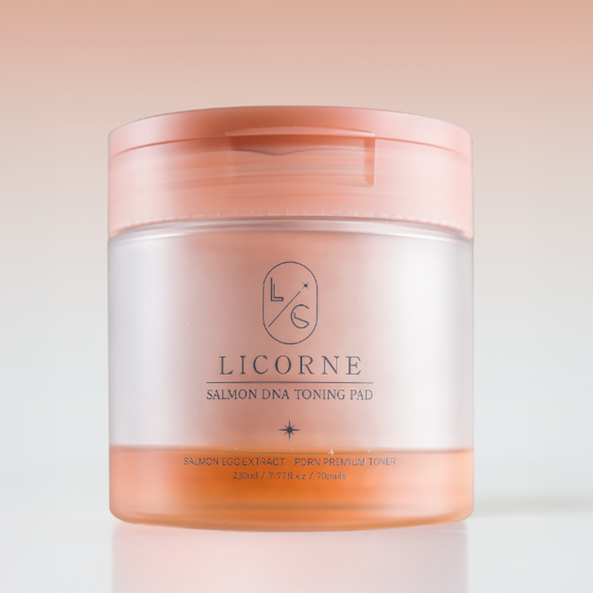 LICORNE Salmon DNA Toning Pad 70szt. I PDRN Salmon Egg