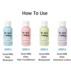 I’m NOT A Baby Trial Kit – zestaw podróżny pielęgnacji dla dzieci z kozim mlekiem 4x40ml + GRATIS kosmetyczka