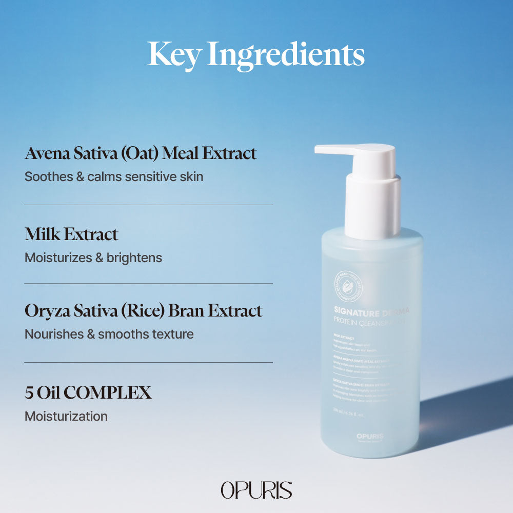 OPURIS Olejek do Demakijażu 200ml | Mleko Owsiane i Ekstrakt z Ryżu
