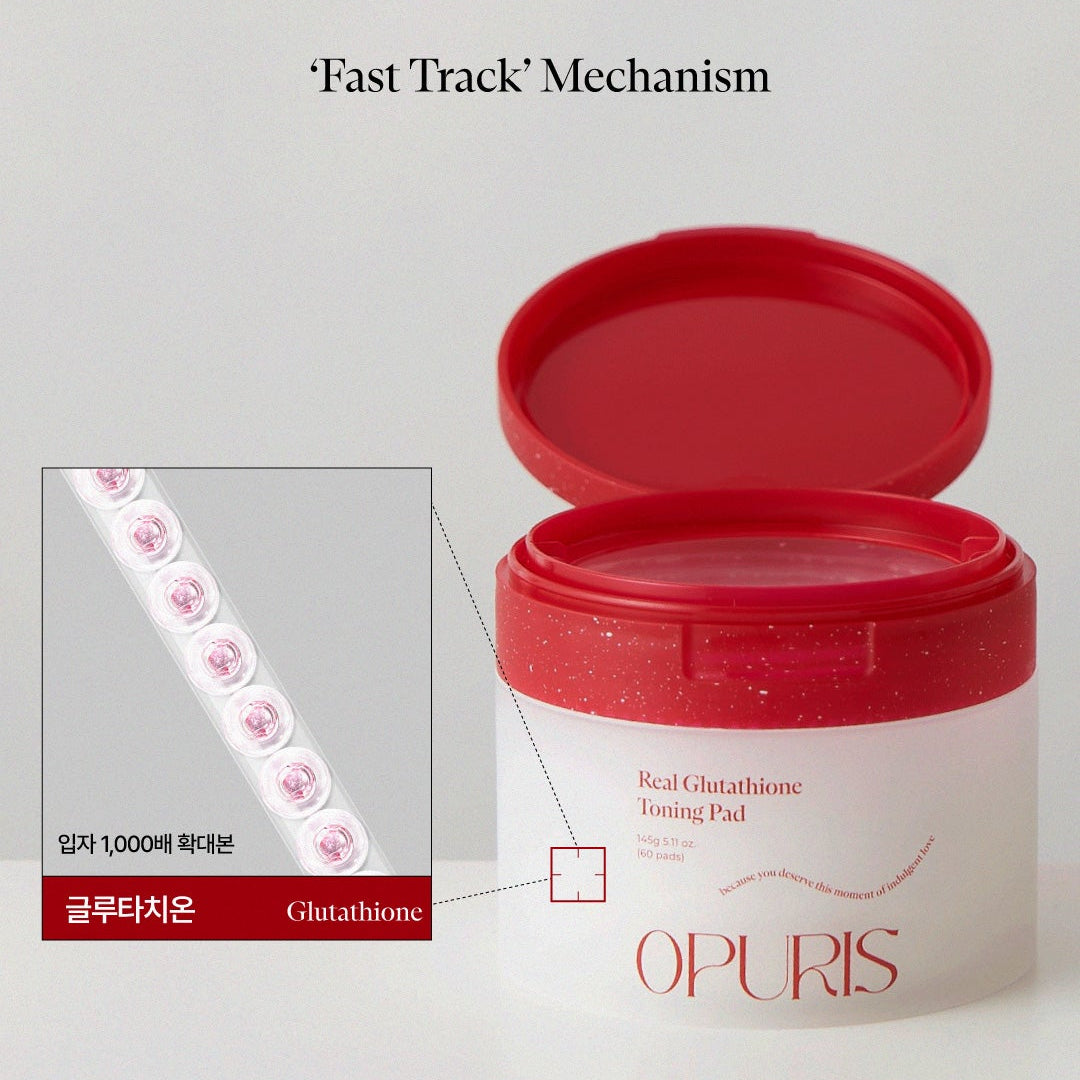 [OPURIS] Glutathione Toner Pad (60szt) I płatki na przebarwienia