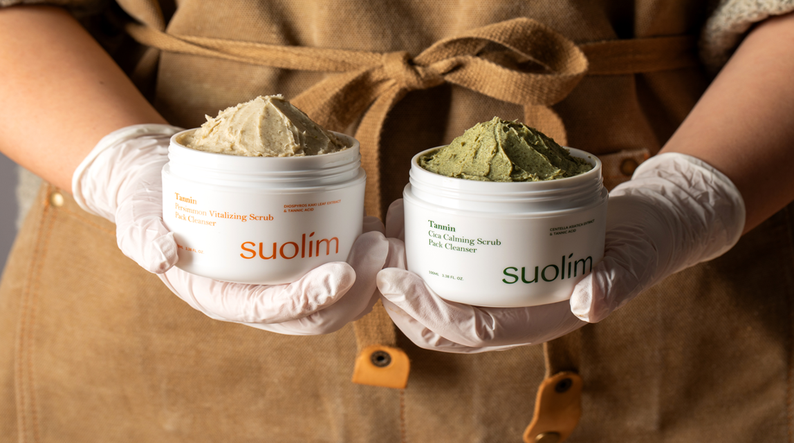 SUOLIM Tannin Persimmon Vitalizing Scrub Pack Cleanser 3-in-1