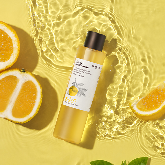 Skinfood Yuja-C Dark Spot Clear Toner 200 ml I Rozjaśniający tonik do twarzy